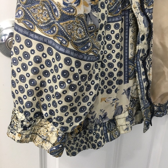 Details Sportwear vintage silk jacket rare oversized paisley patterned - Picture 6 of 6